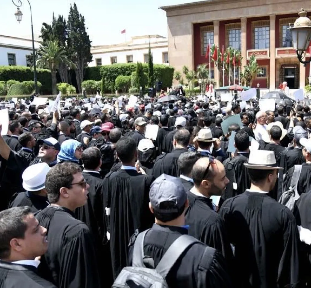 المحامون يمددون الإضراب الشامل إلى إشعار آخر